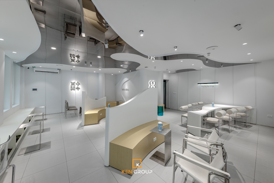 Thi công quán cafe Bông Biêng tại Đội Cấn